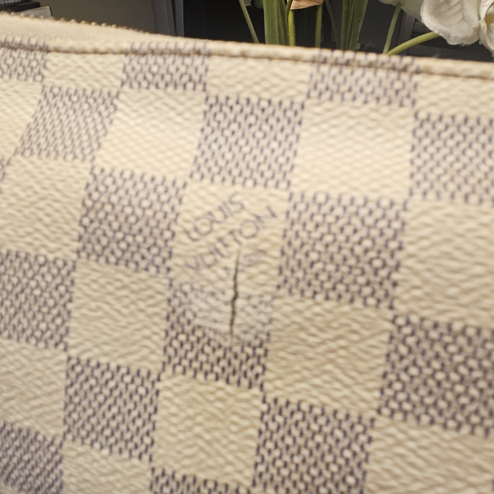 Louis Vuitton Damier Azur Canvas Totally-authentic With Leather Straps - Picture 8 of 13